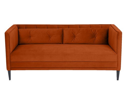 Sof&aacute; Day Bed Bergamo em Veludo - Acobreado - image 0