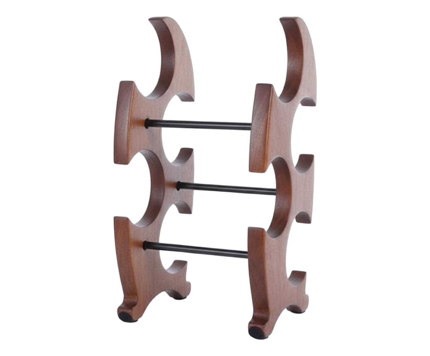 Suporte para 4 garrafas de vinho em madeira - image 0