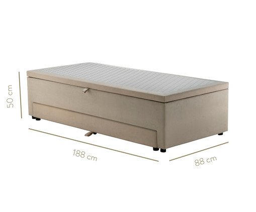 Cama Box Ba&uacute; 3 em 1 - Bege image number 7