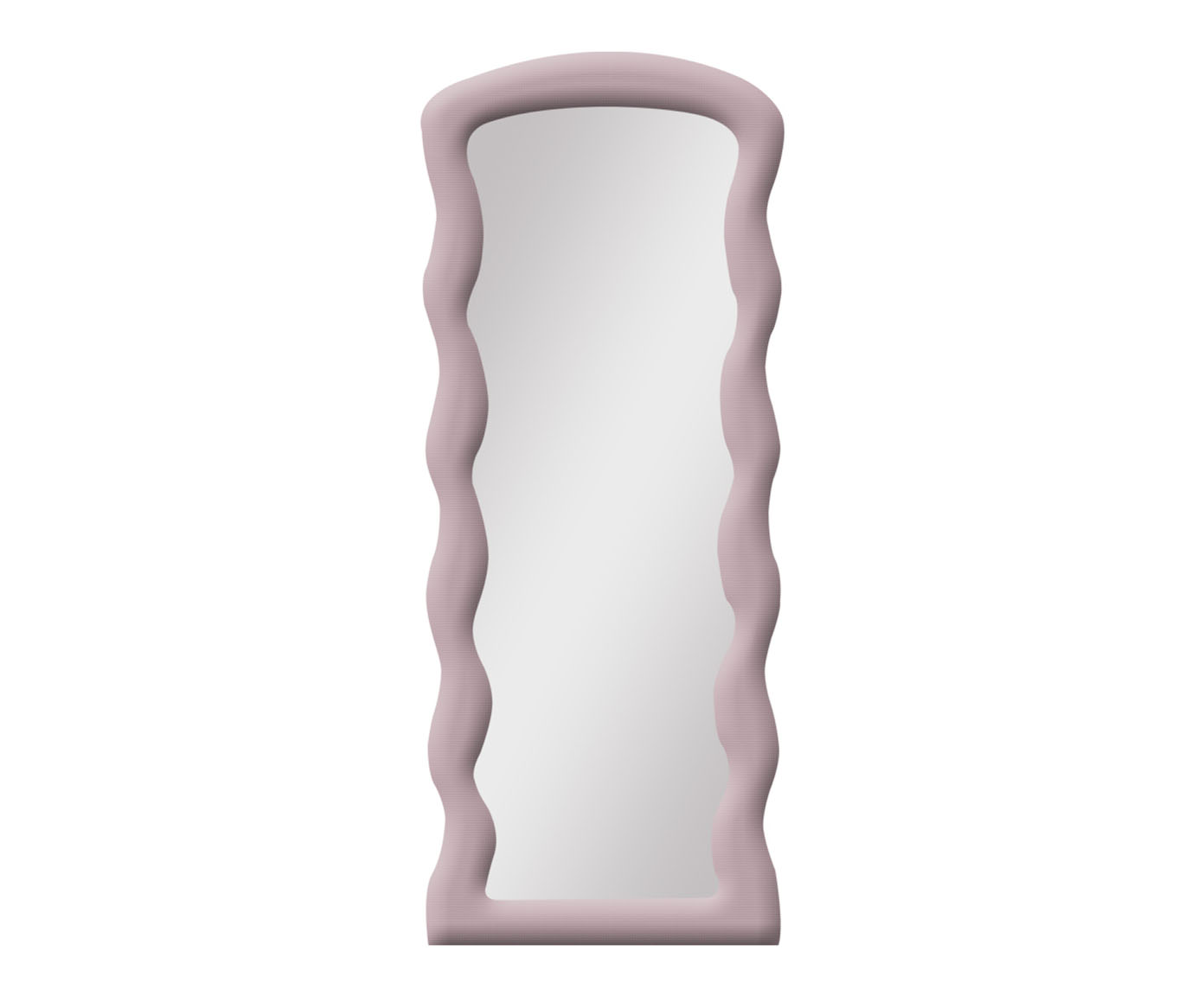 Espelho de Ch&atilde;o em Veludo Berlim Rosa - image 1