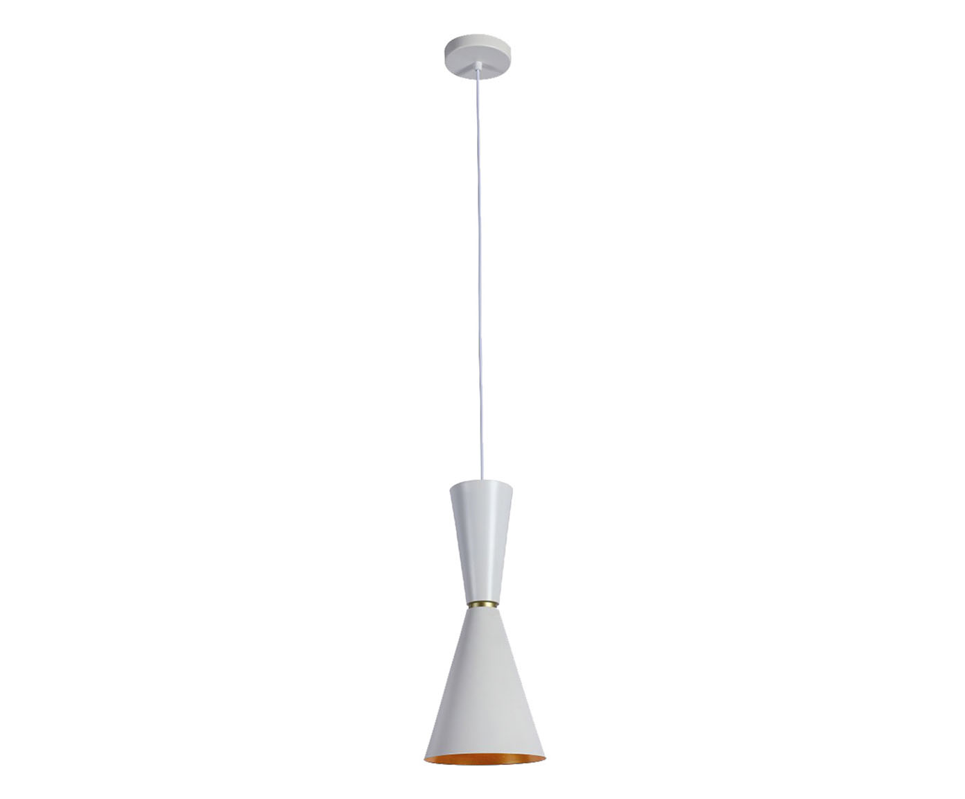 Pendente 40W Set Branco e Dourado Bivolt - image 1
