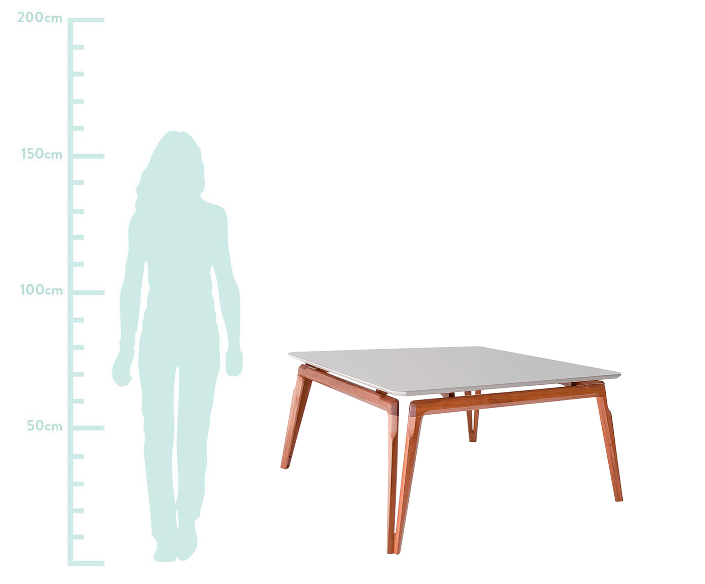 Mesa de Jantar Retangular Maju - Branco image number 2