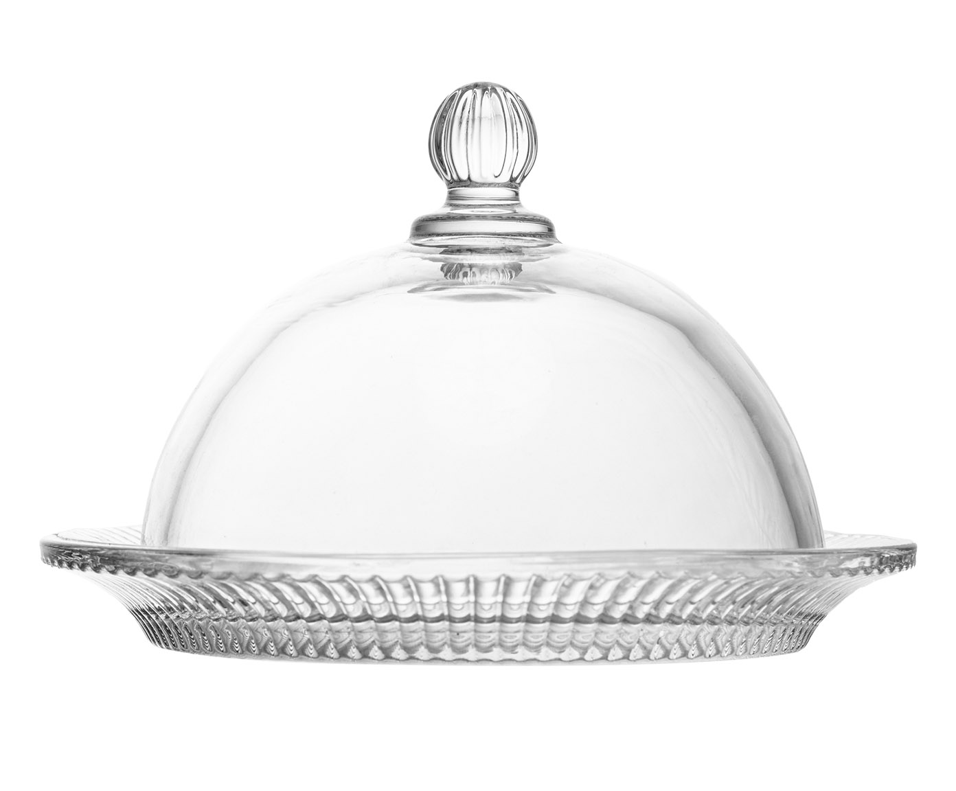 Prato para Doce em Cristal com Tampa Renaissance - image 1
