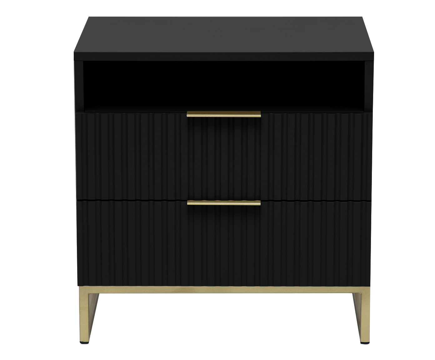 Mesa de Cabeceira Ondulada Preto - image 1