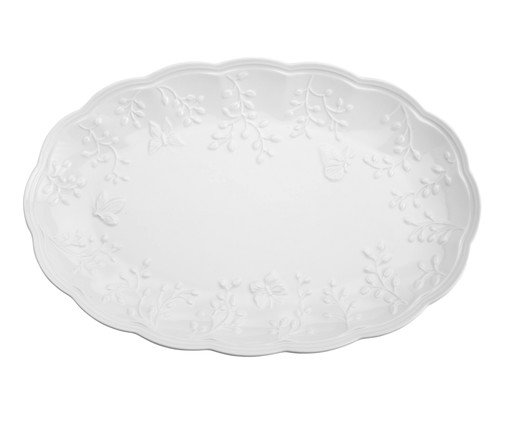 Travessa em Porcelana New Bone Butterfly Flower - image 0