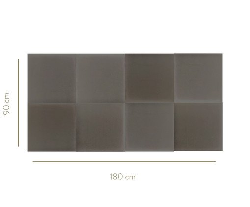Cabeceira Modular em Veludo Duni Square - image 1