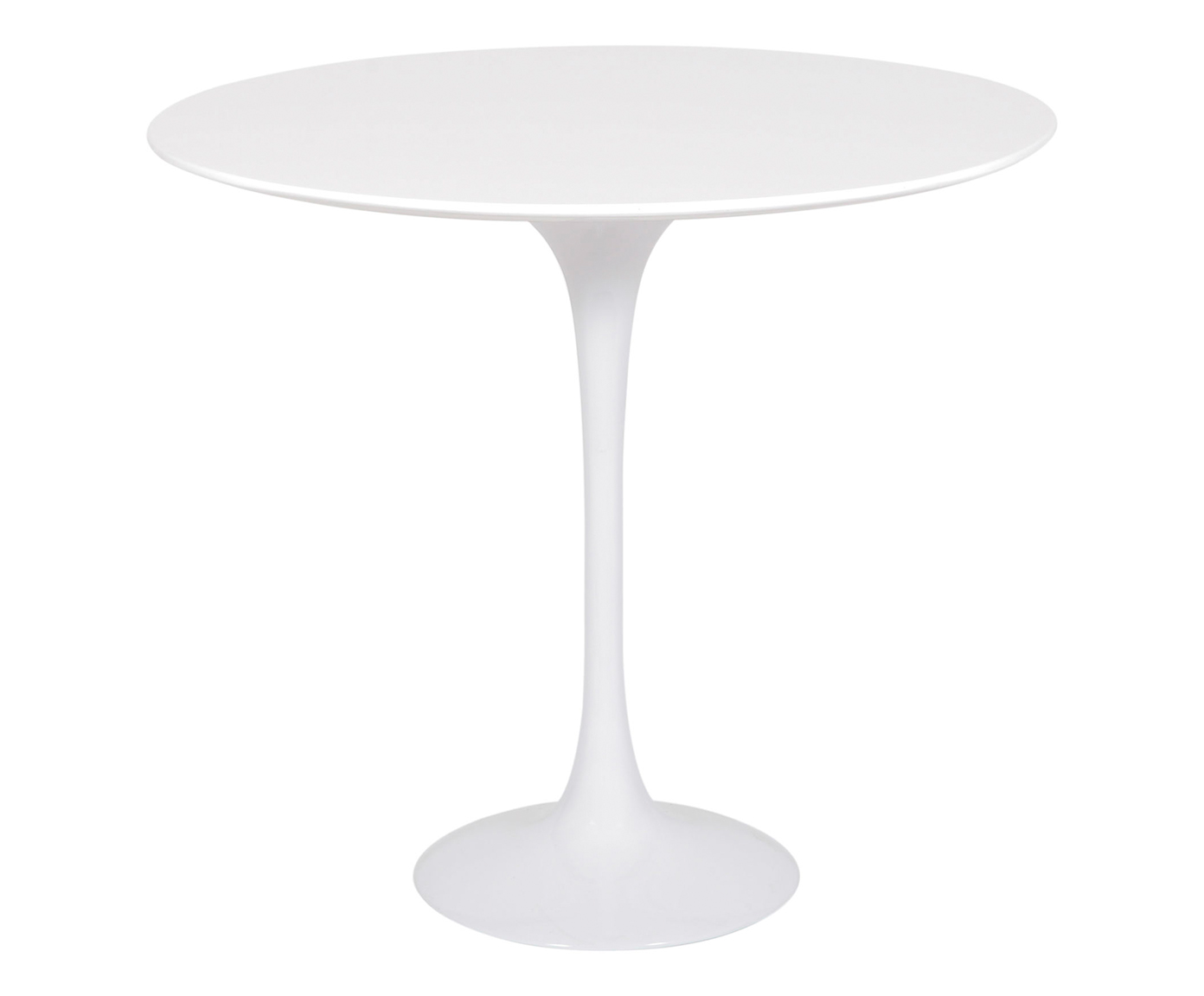 Mesa Saarinen Lateral Quartzo com Base Branca - image 0