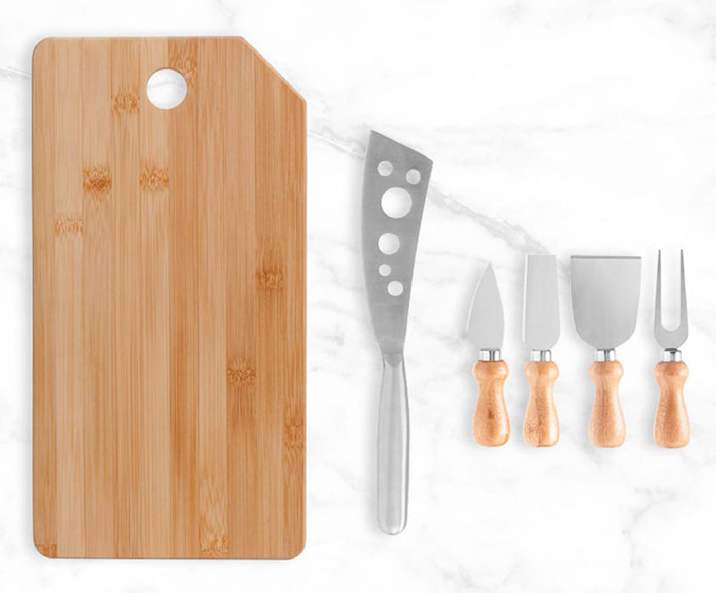 Jogo para Queijo em Bambu E Inox Oregon - image 1