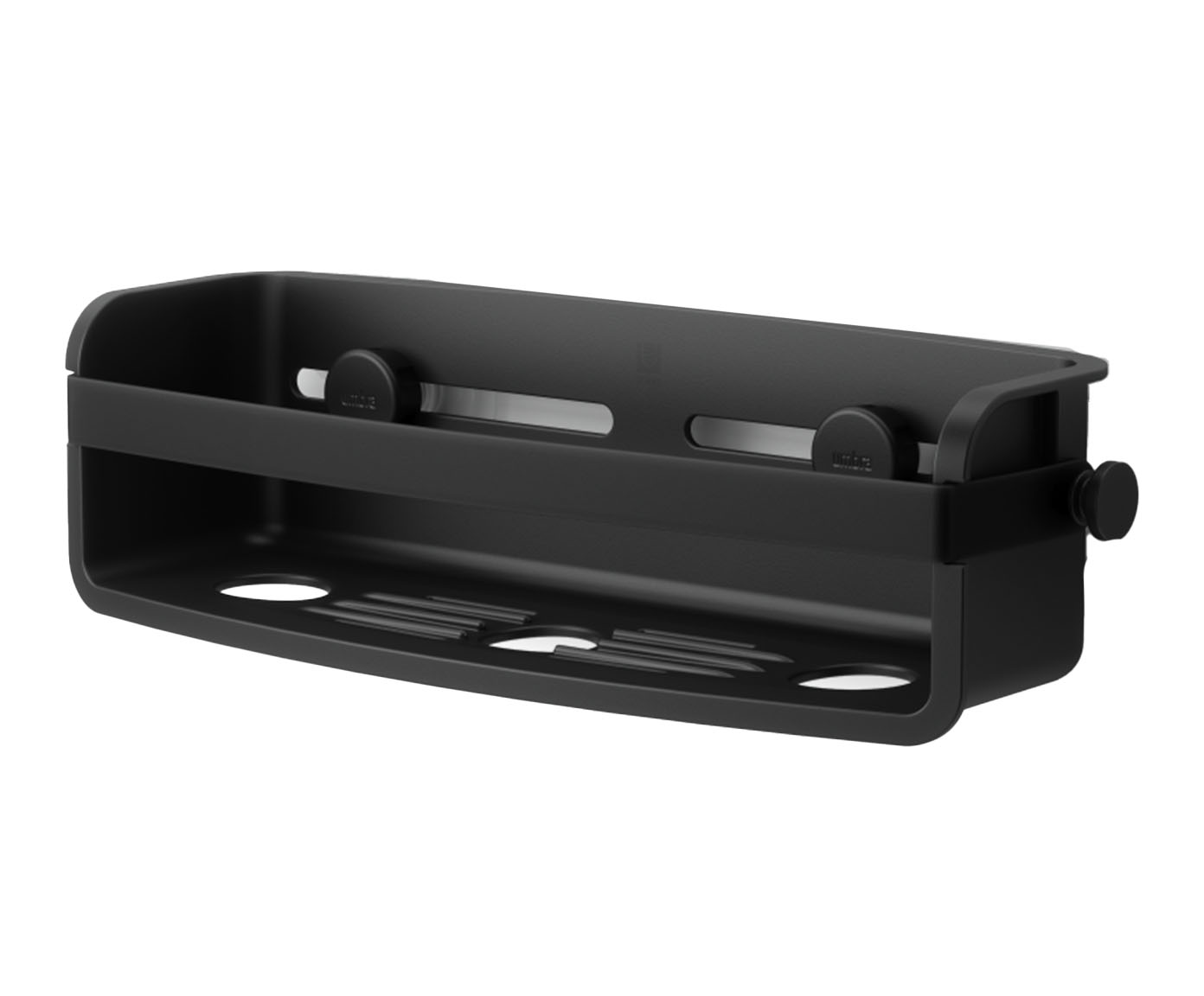 Porta-Acess&oacute;rios de Banho Flex Adesivo Preto I - image 0