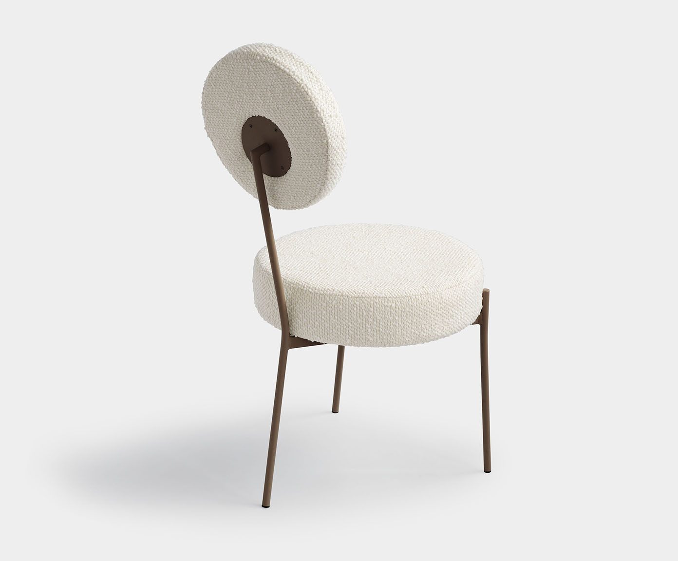 Cadeira Malmo - Boucl&eacute; Marrom - image 1