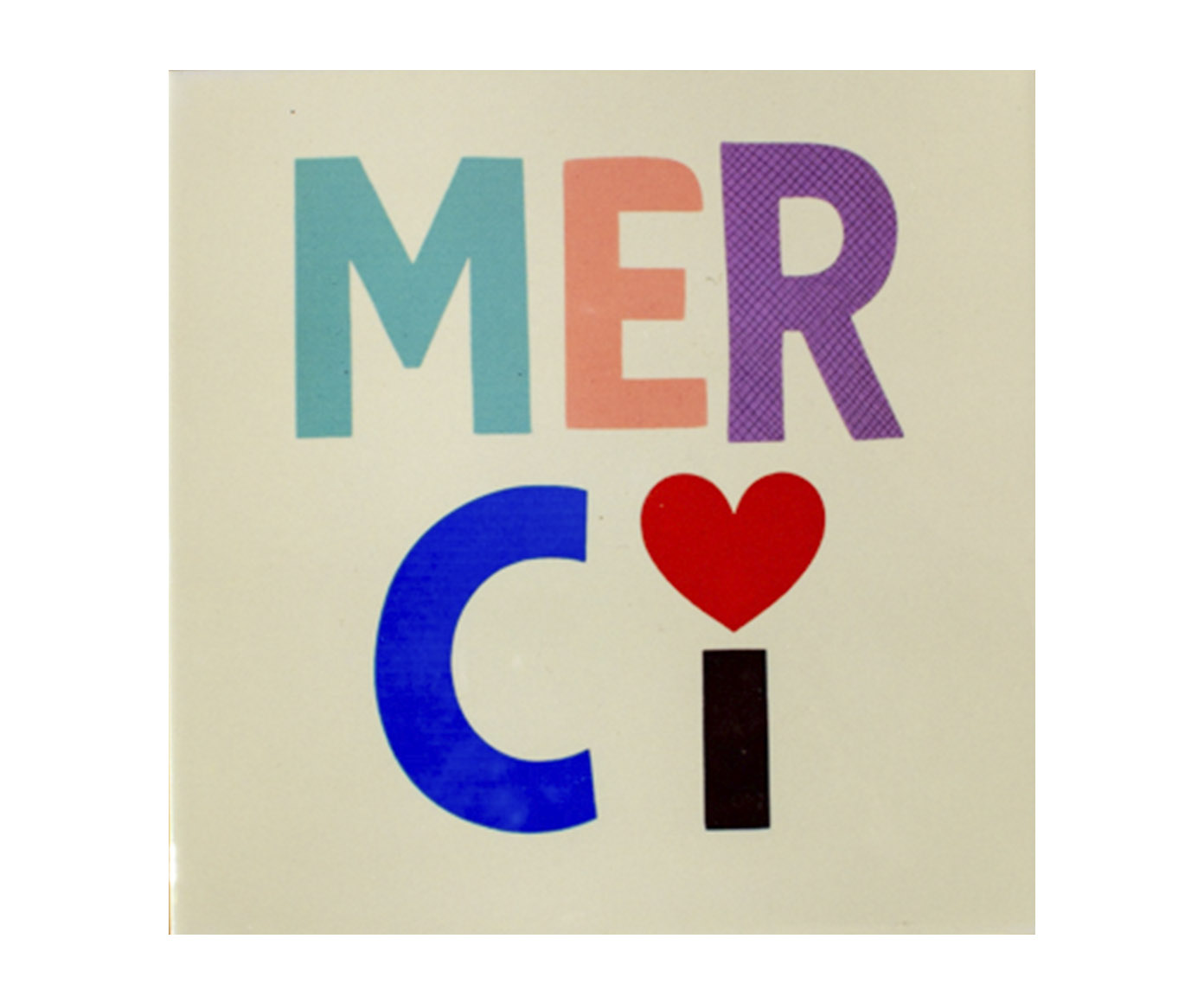 Azulejo Decorativo "Merci" - image 0