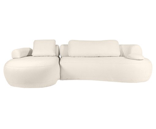 Sof&aacute; Laguna by Elle - Chaise Esquerda  - Boucle Cinza II - image 0