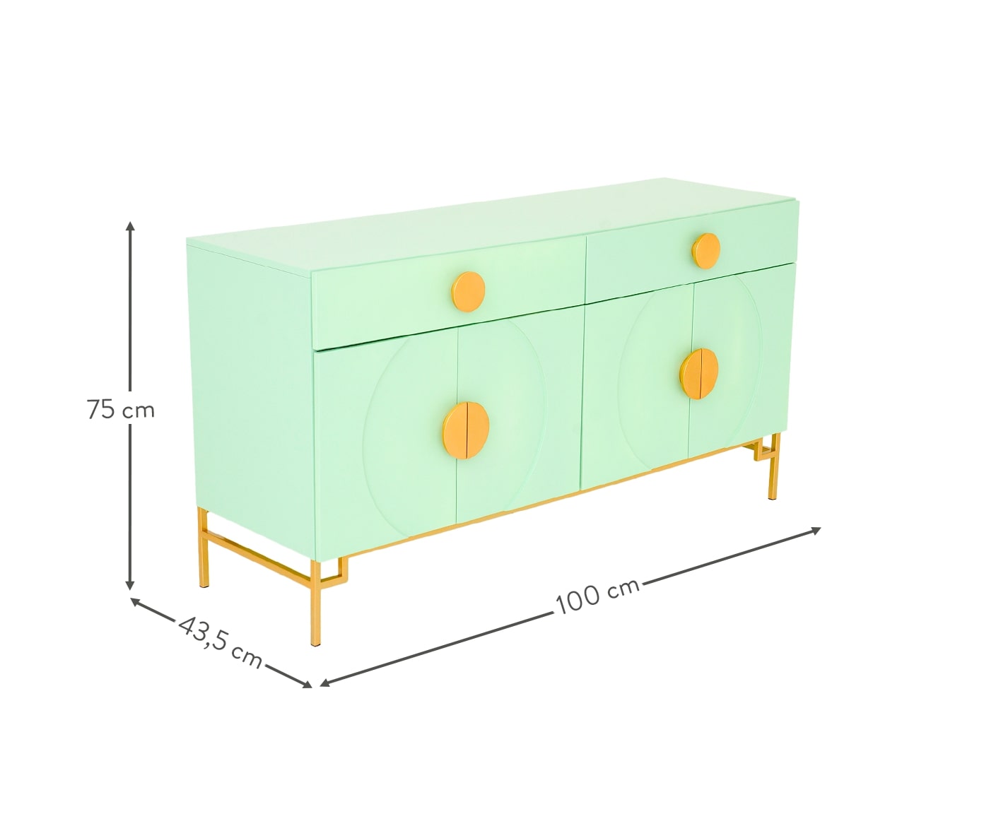 Buffet Duo Cerchio D'Oro - Mint image number 8