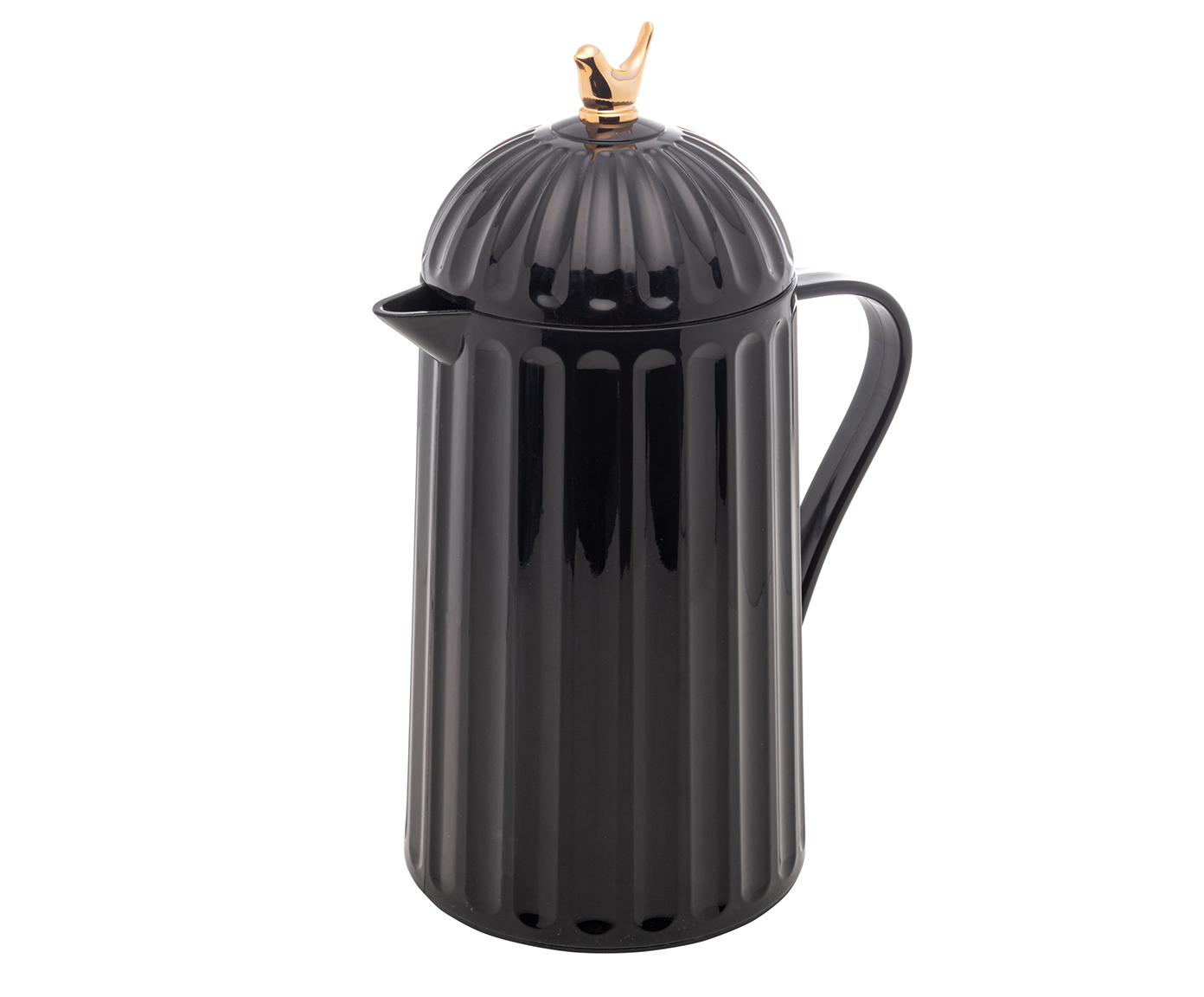 Garrafa T&eacute;rmica em Inox Bird Preta - image 1