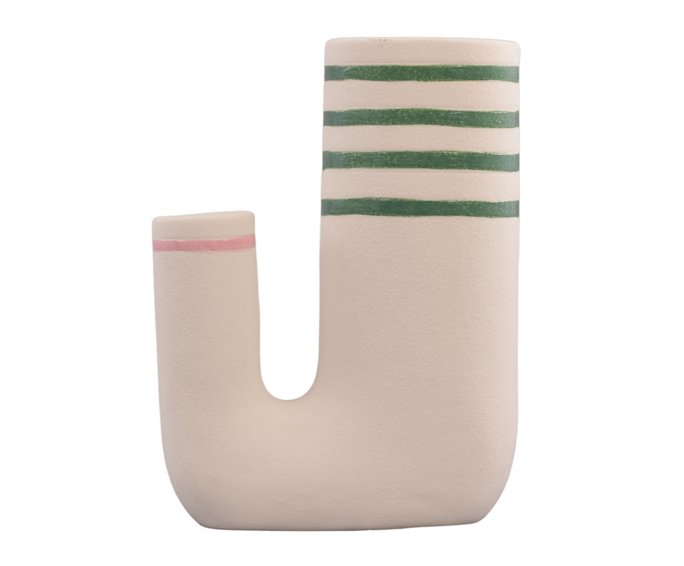 Vaso Stripe Br Verde - image 0
