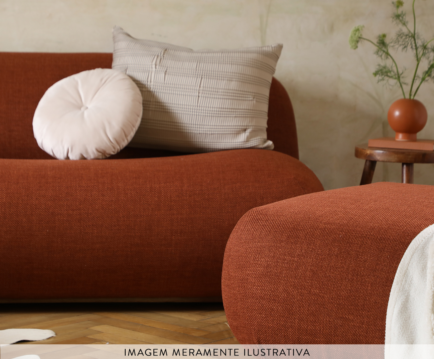 Poltrona em Boucle Nube Bege image number 12