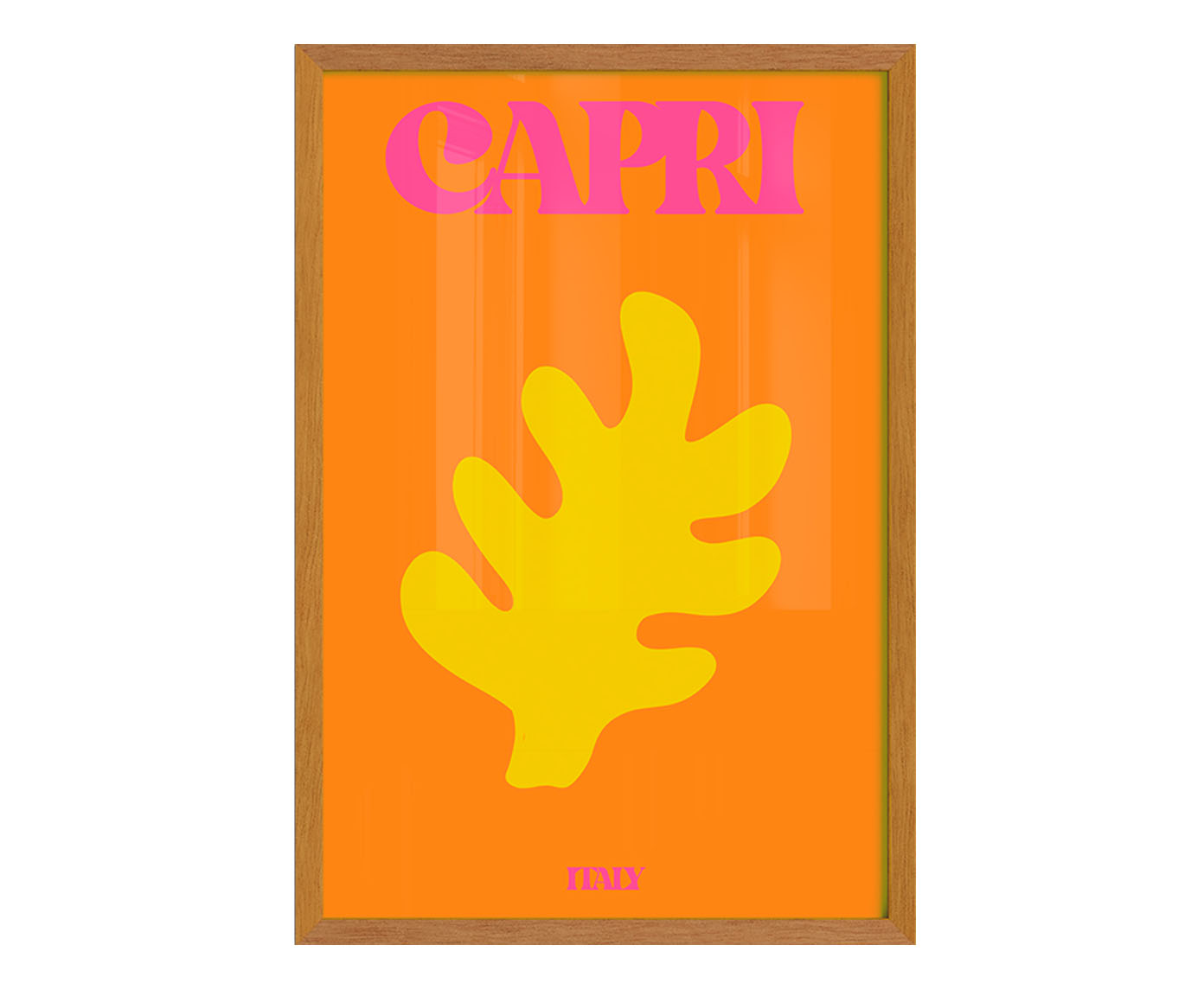 Quadro Capri com Moldura em Madeira - image 0