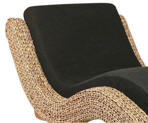 Chaiselongue Cuzco Natural e Preto image number 1