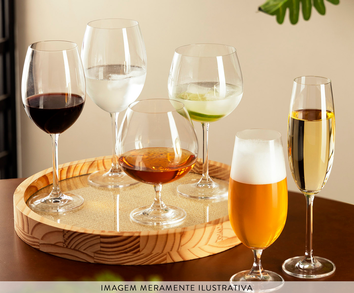 Jogo de Ta&ccedil;as para Vinho Ver&ocirc;nica image number 8