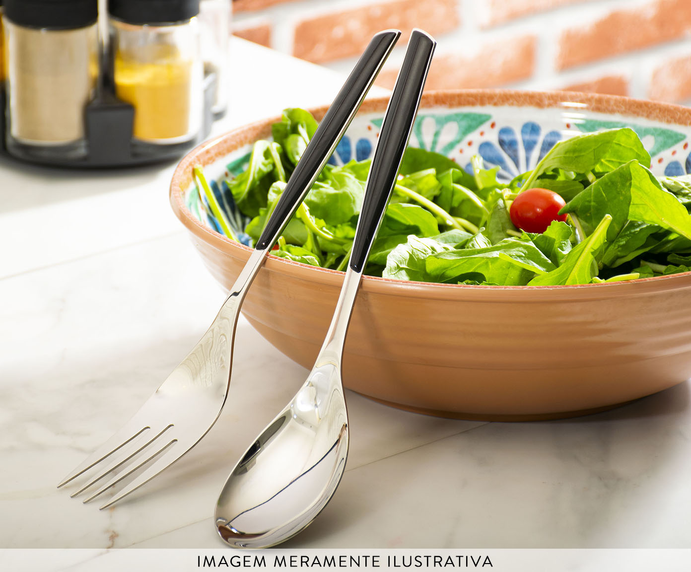 Jogo de Talheres para Salada Glamour image number 3