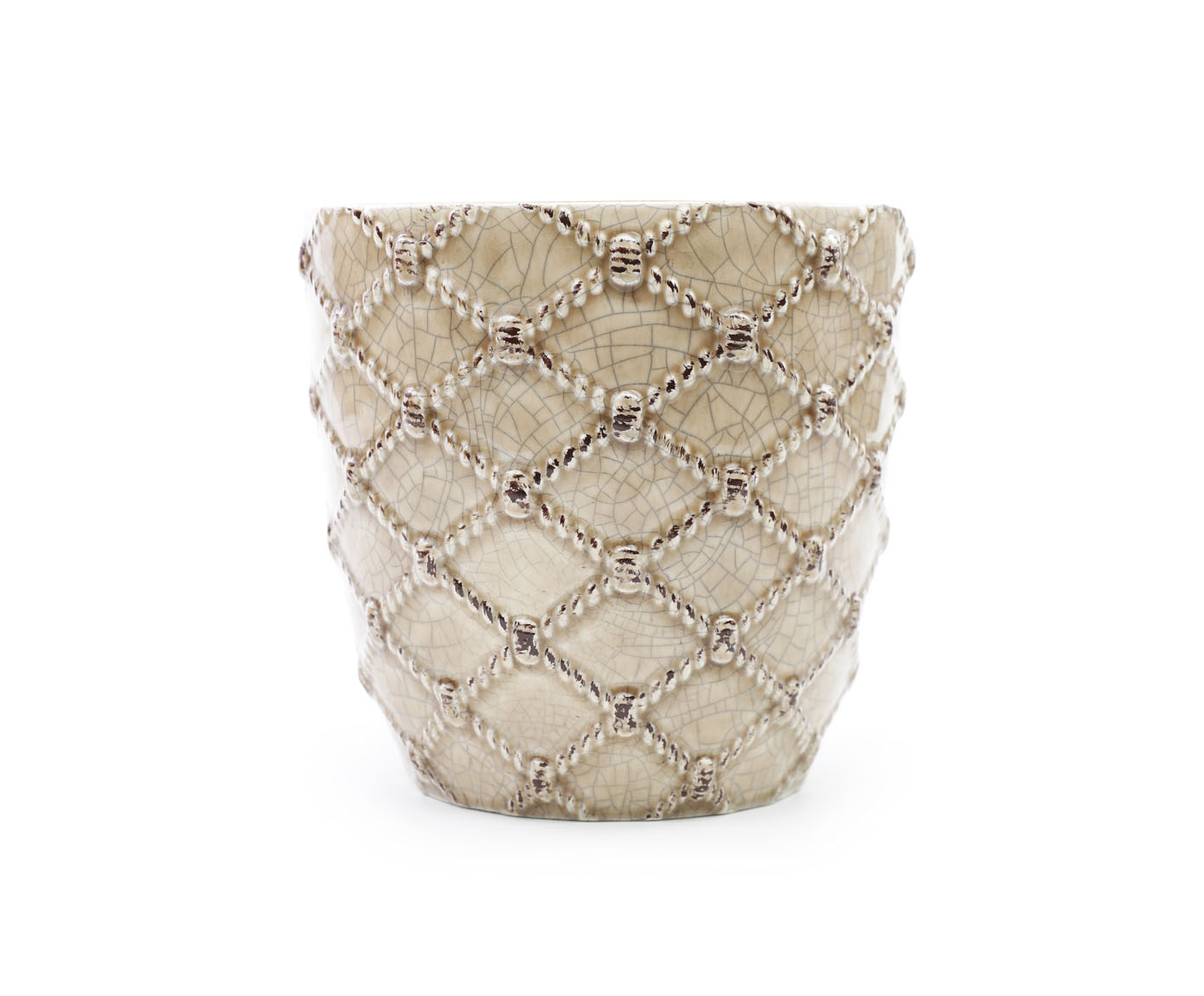 Vaso em Cer&acirc;mica com Textura Cordas - image 1