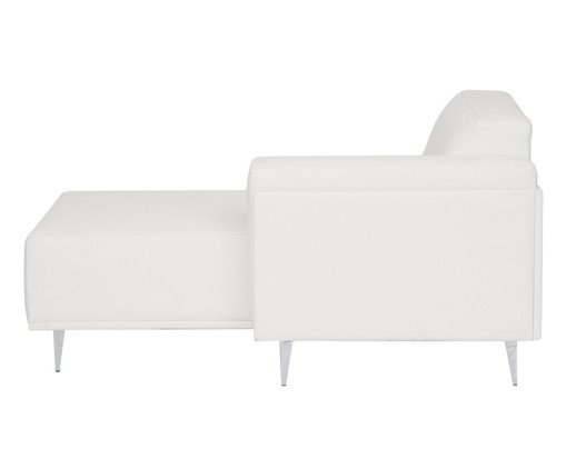 Sof&aacute; Modular com Chaise Esquerda em Linh&atilde;o Antonio Cotton Cru image number 4