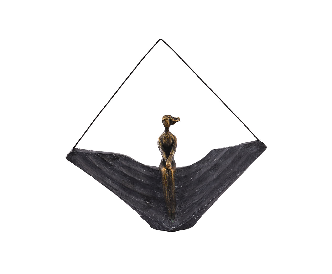 Escultura em Resina Dickens II - Preta - image 0