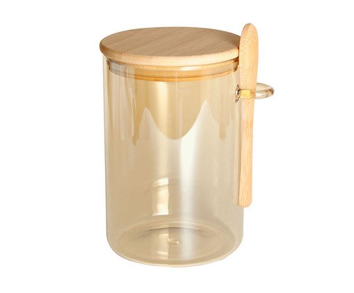 Porta Mantimento com Colher Canny &Acirc;mbar - image 0