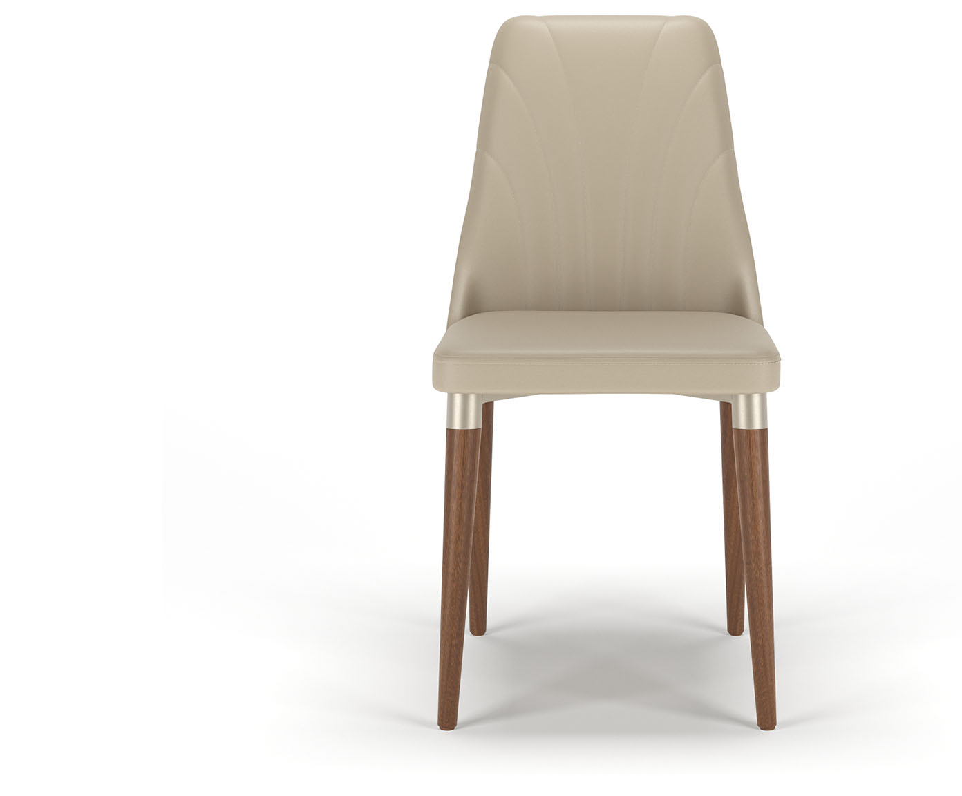 Conjunto de Cadeiras Loren - Bege e Champanhe - image 1