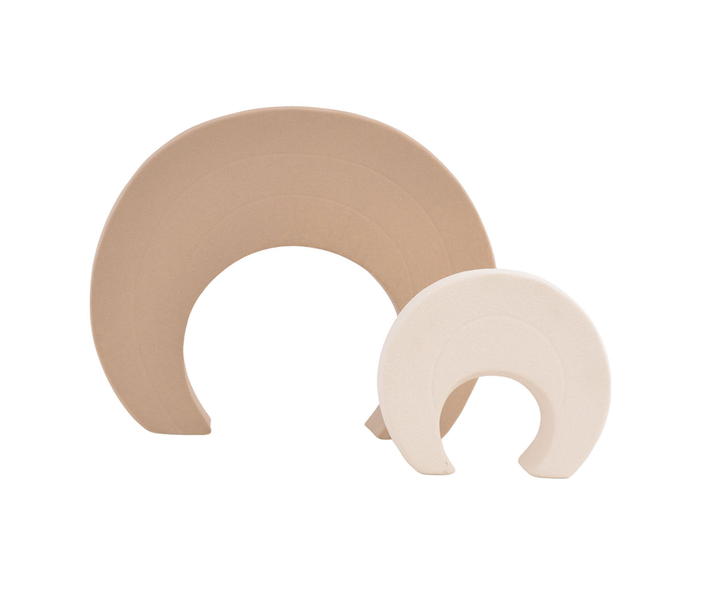Adorno Decorativo em Porcelana Fante Creme I - image 1