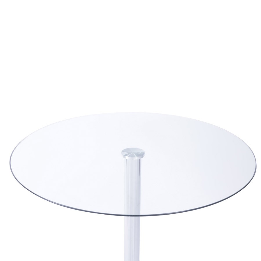 Mesa de Jantar Redonda Apollo com Tampo em Vidro - Transparente image number 2