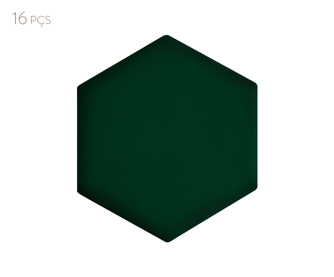 Cabeceira Modular em Veludo Duni Favo - Esmeralda image number 3