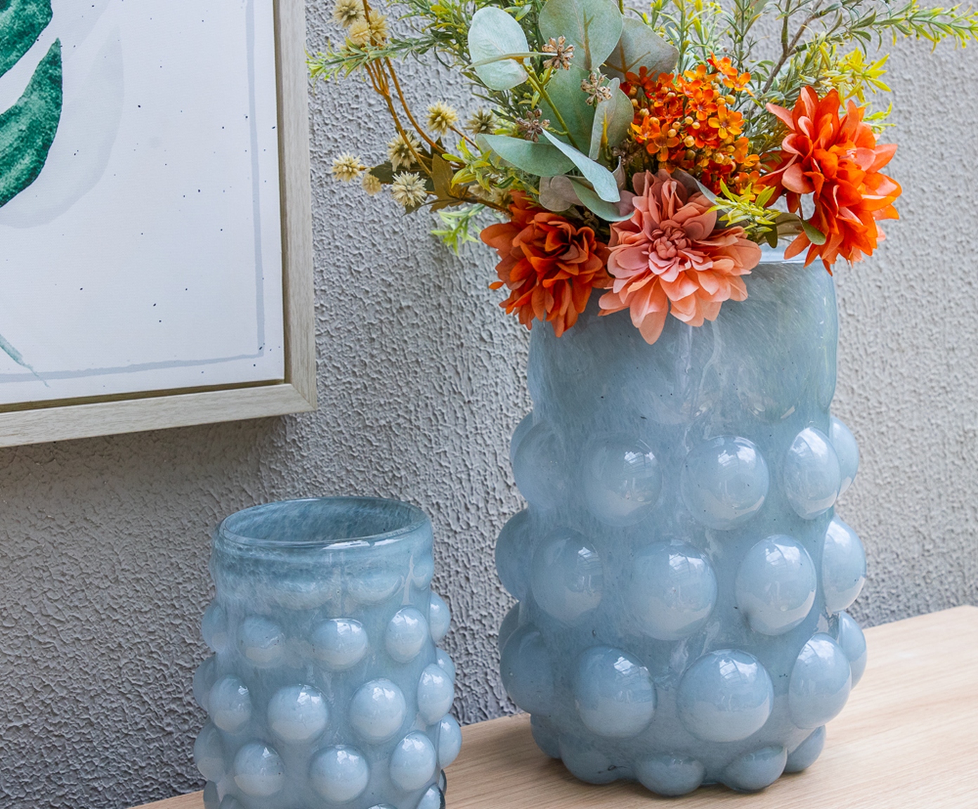 Vaso com Bolas Cinza - image 1