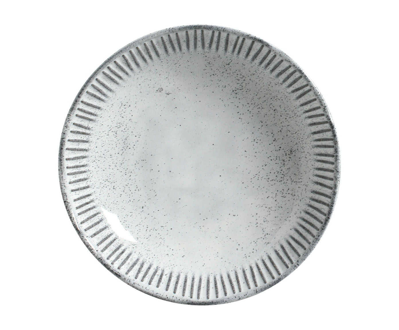 Jogo de Pratos Fundo Linhas Echo Branco - image 1