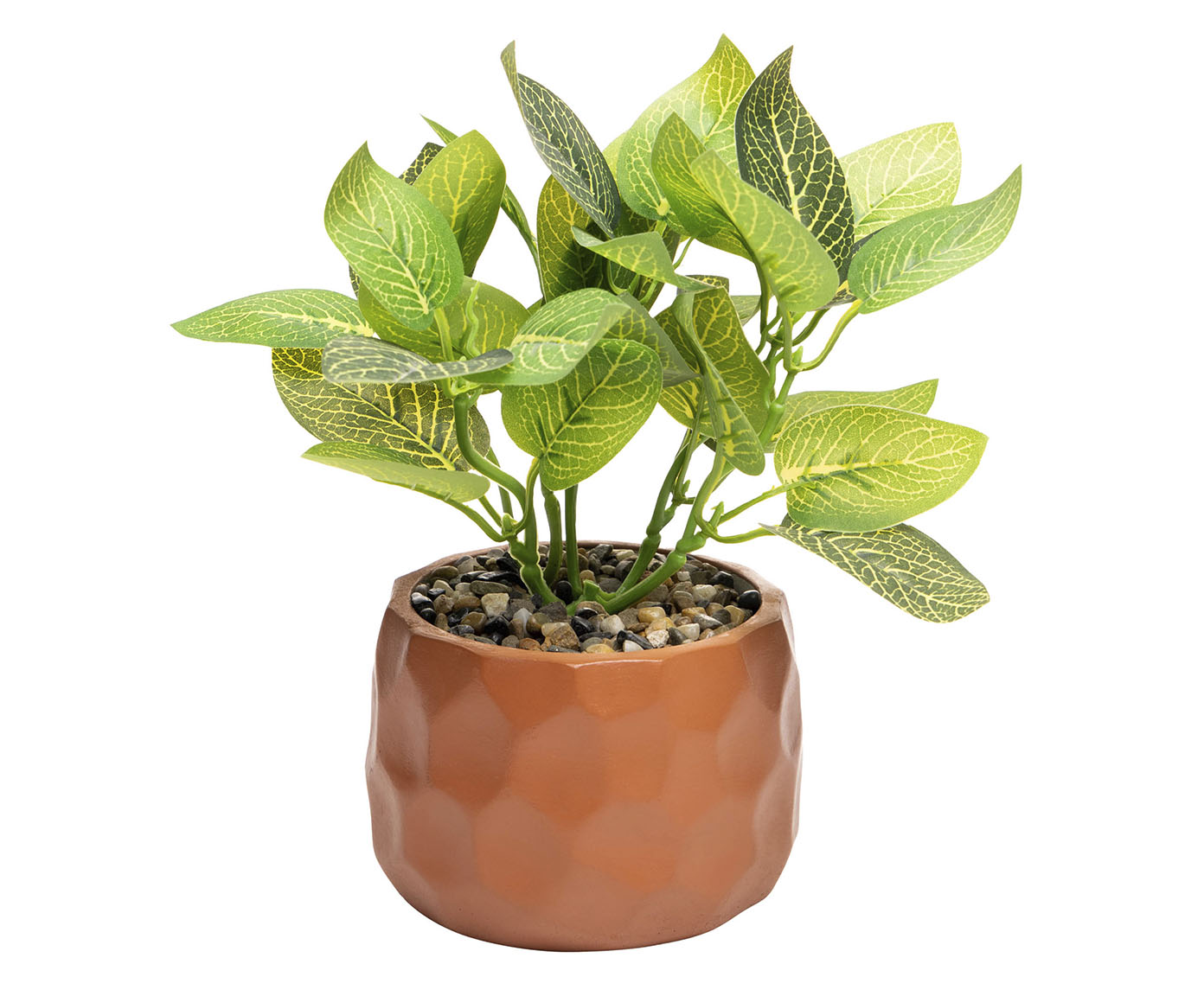 Cachepot com Planta Artificial Prisma Marrom - image 0