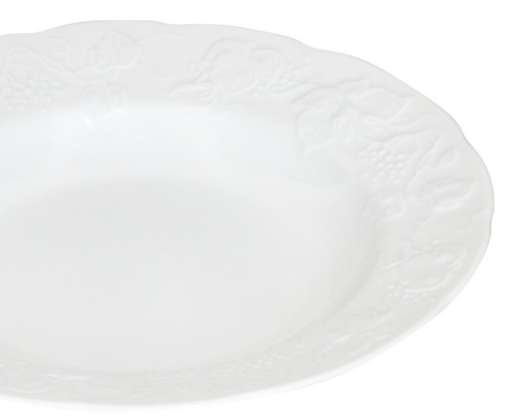 Jogo de Pratos Fundos em Porcelana Vendange - image 1