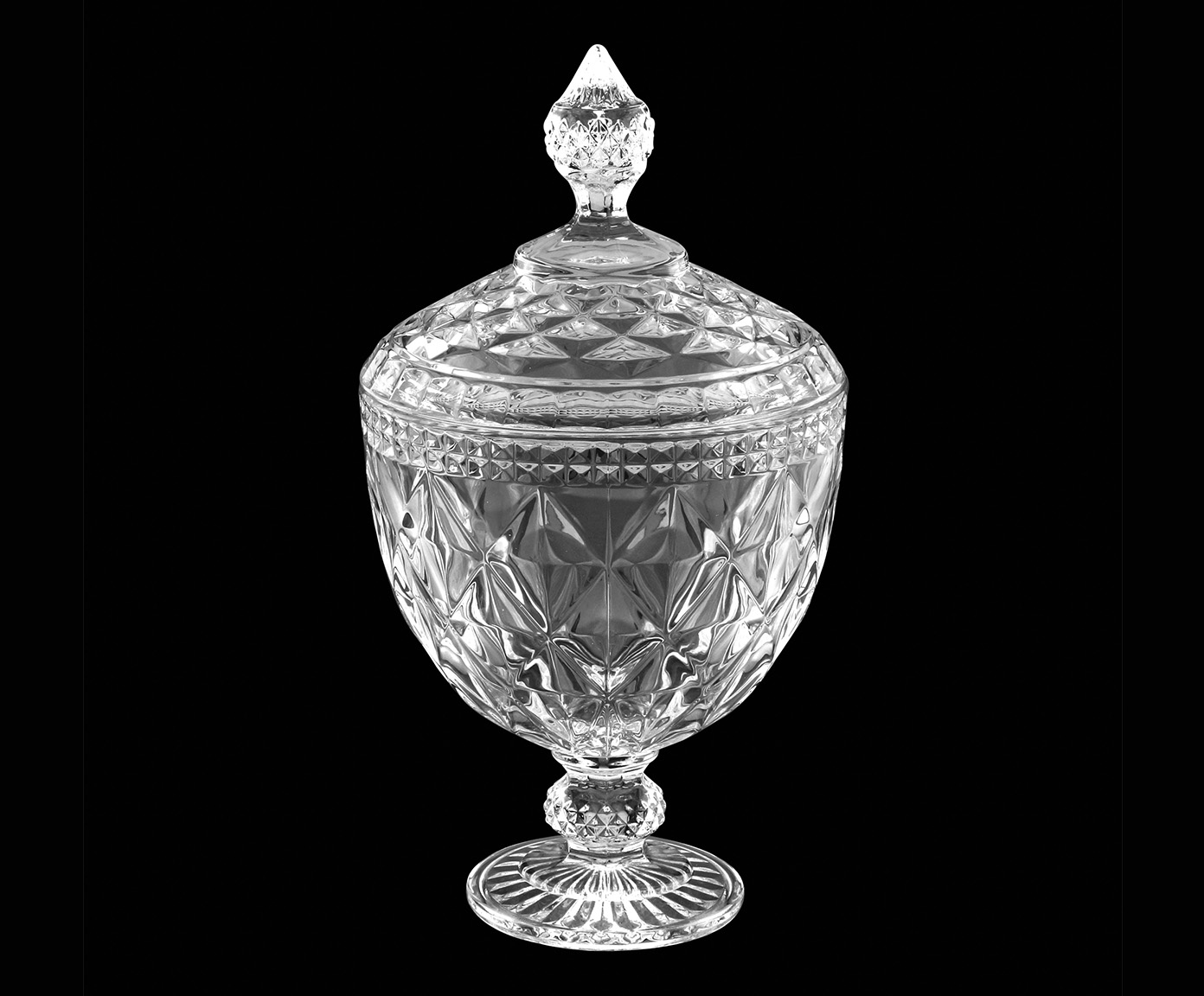 Bomboniere em Cristal Diamond Transparente image number 4