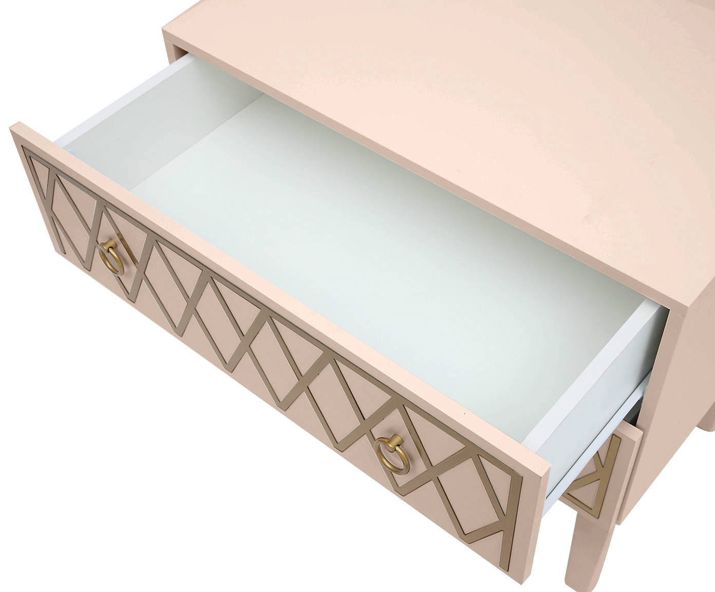 Mesa de Cabeceira Losangos Burlywood - Taupe image number 4
