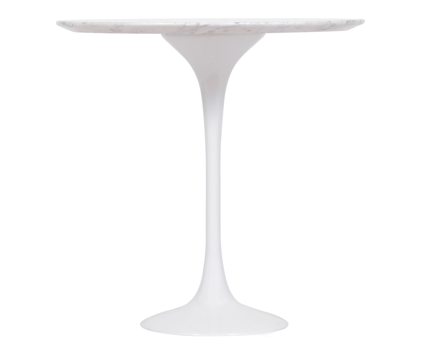 Mesa Saarinen Lateral Carrara Base Branca - image 1