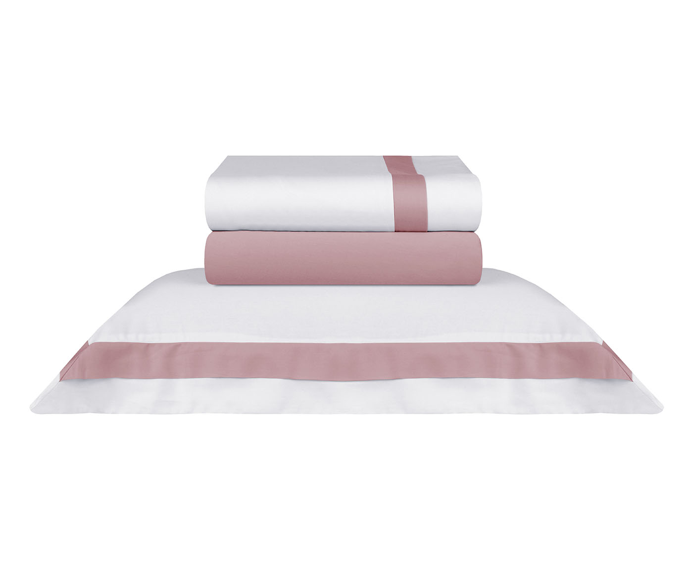 Jogo de Len&ccedil;ol Acetinado St.Germain Ros&ecirc; Blush 300 Fios - image 1