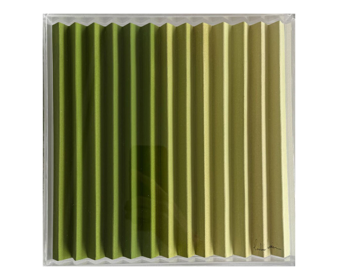 Quadro Degrad&ecirc; Pistache - image 0