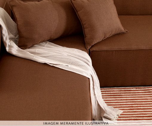 Sof&aacute; 5 M&oacute;dulos Chaise e Encosto Parcial Direito Mensa Fendi image number 6