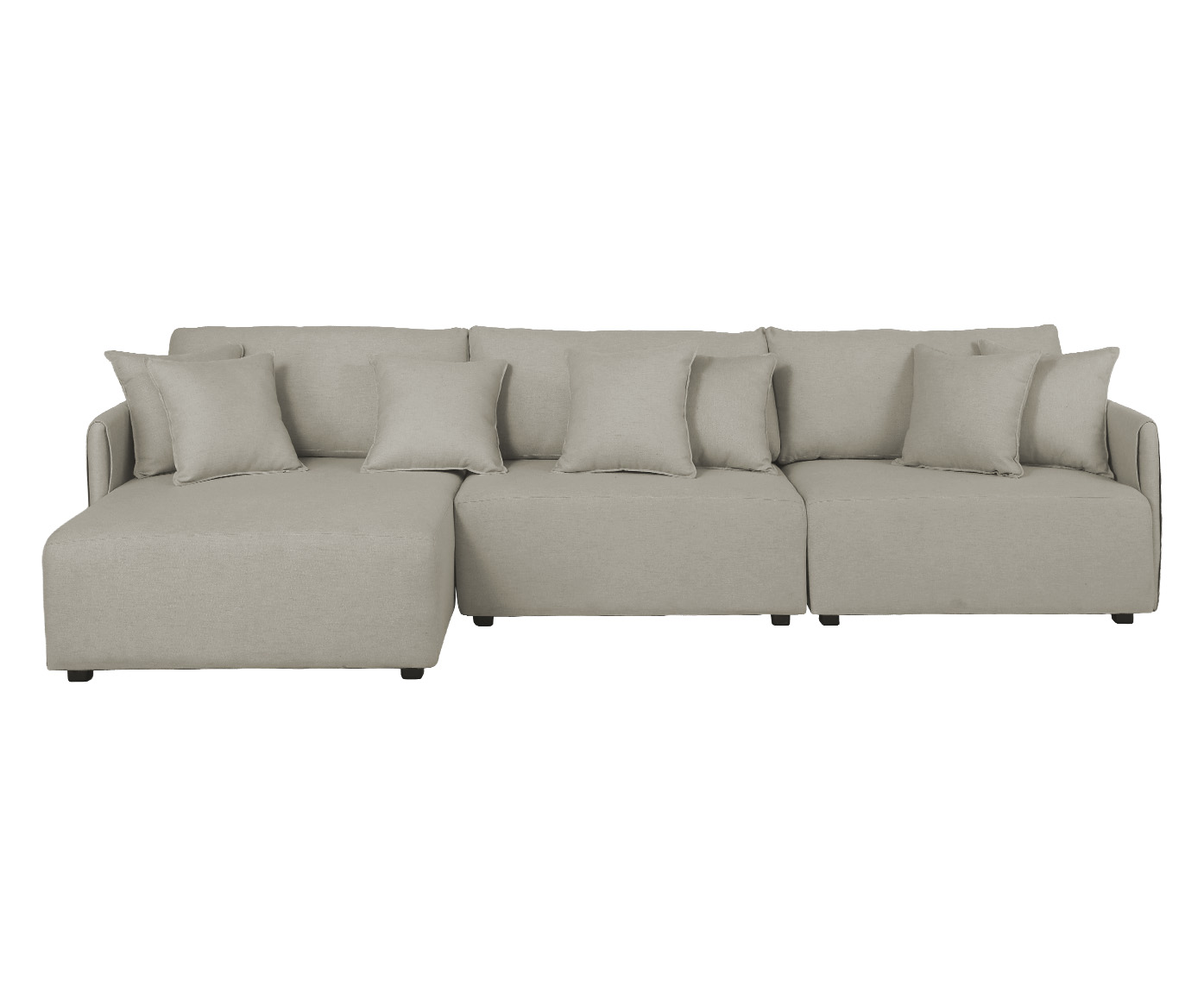 Sof&aacute; Toledo com Chaise Off White - image 0
