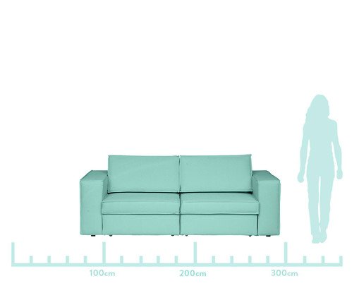 Sof&aacute; Modular Retr&aacute;til Mama - Verde Menta image number 12