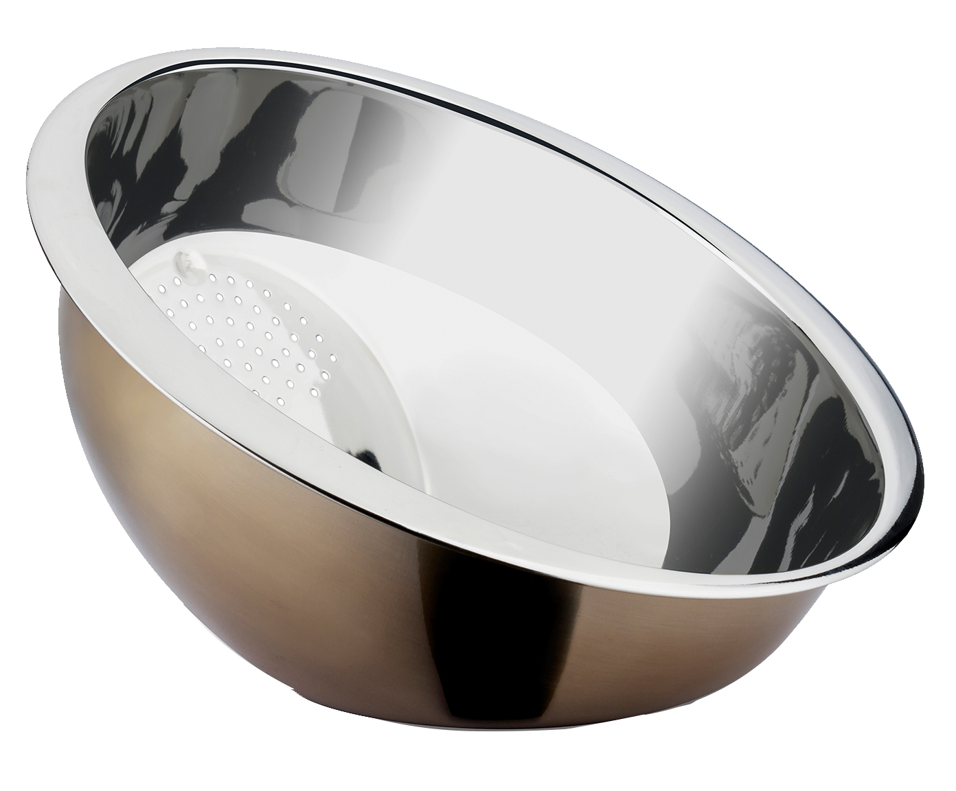 Escorredor de Arroz em Inox Vezzini Acobreada - image 0