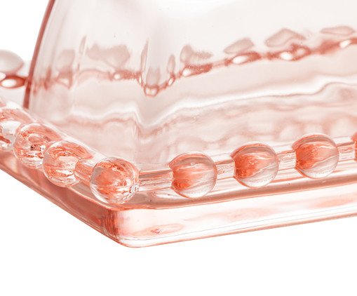 Manteigueira em Cristal Pearl Rosa image number 2