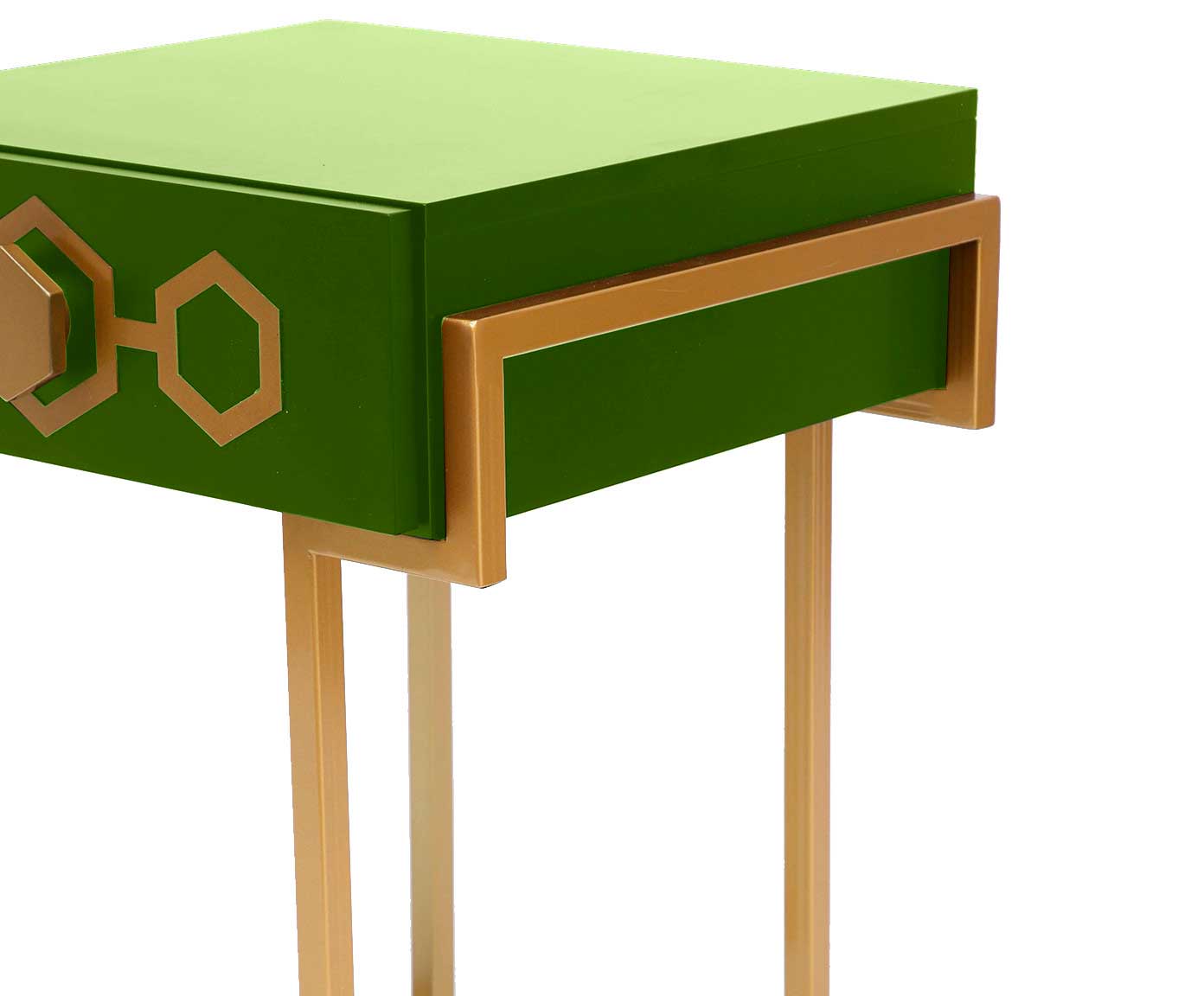 Mesa de Cabeceira Glam Olivedrab - Verde Musgo image number 4