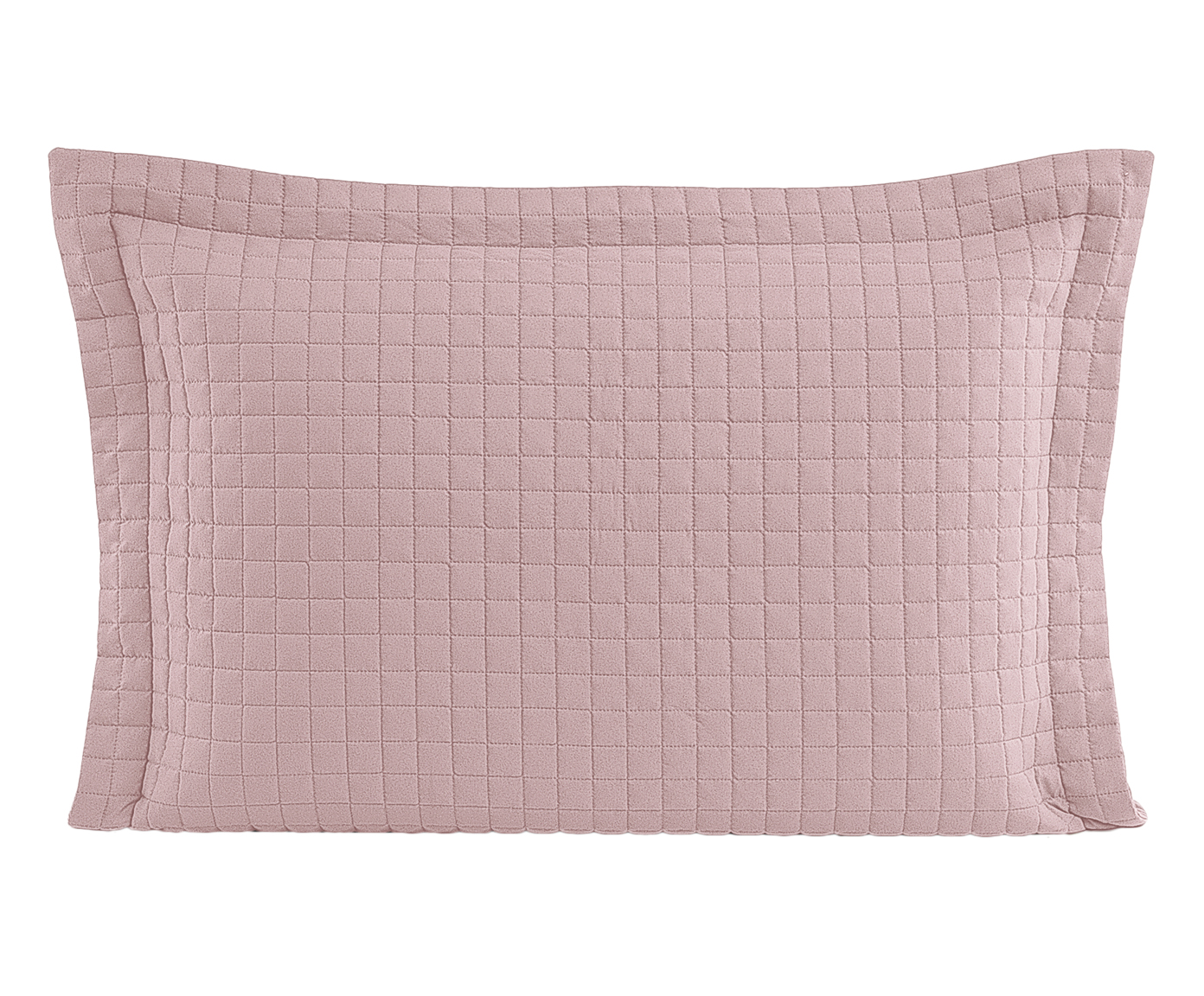Porta-Travesseiro Plaza Matelado com Abas Rose - image 0