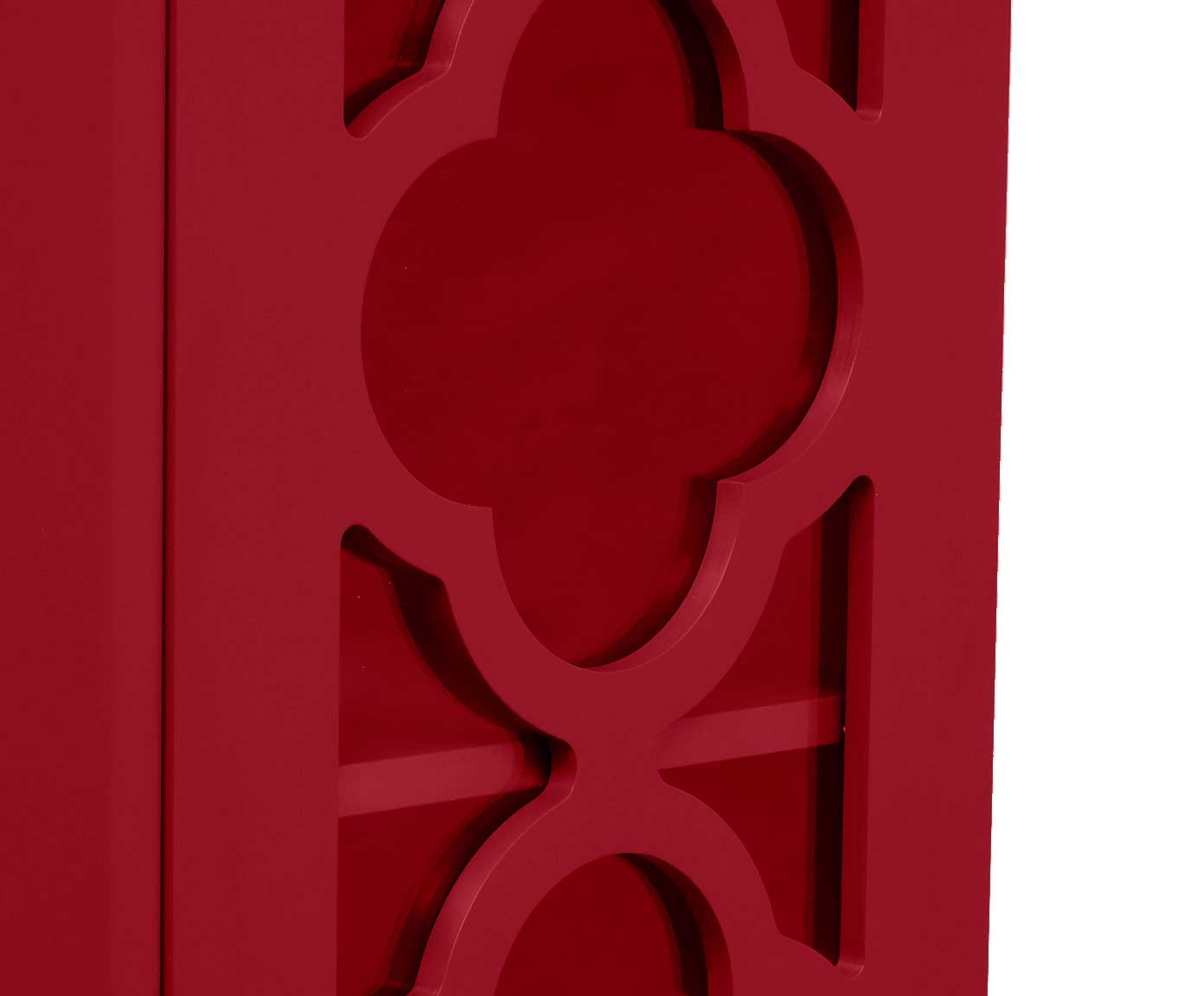 Cristaleira Portal Firebrick - Vermelho image number 5