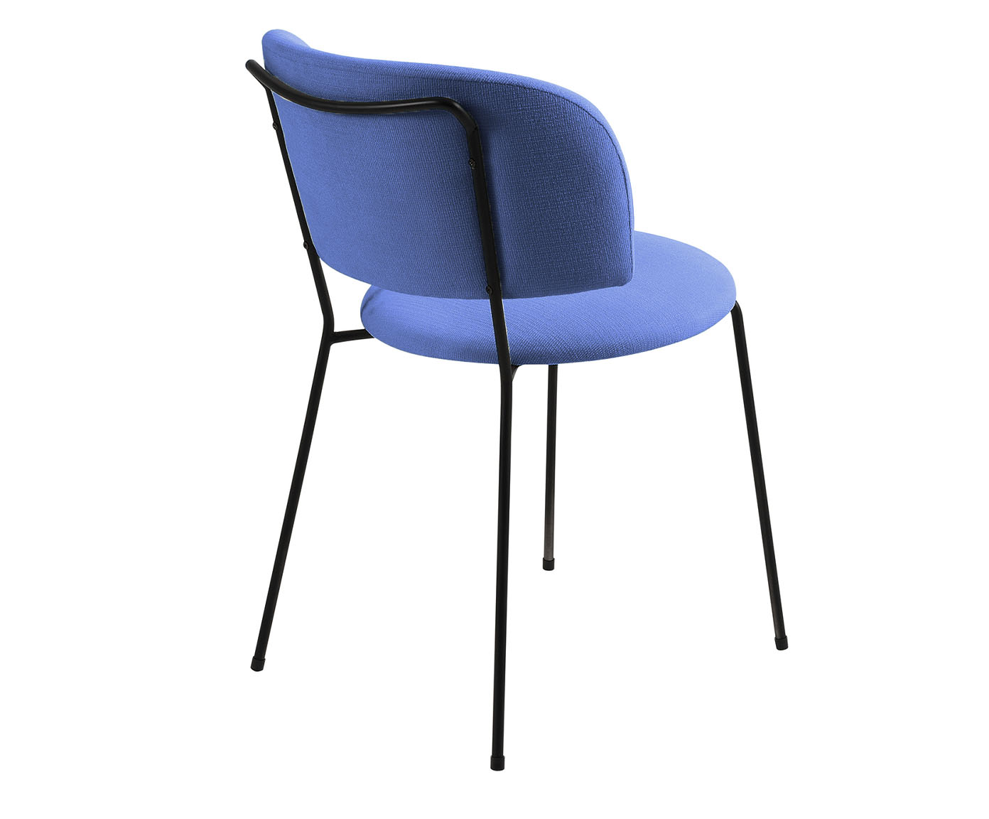 Cadeira Shell Azul e Preto - image 1